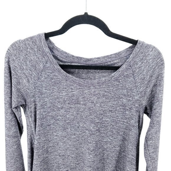 Lululemon Rehearsal Long Sleeve Tunic Top 6/M Heathered Black Swan (Purp… - Picture 8 of 16